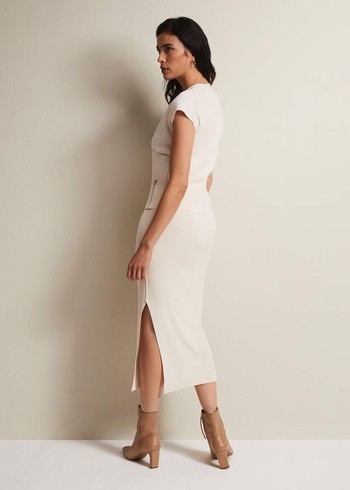 Phase Eight Zariated Skirts White Australia | OQ7832594